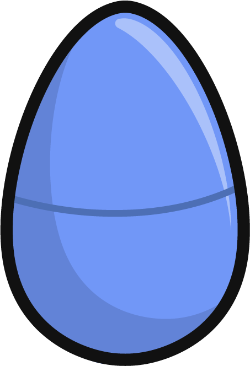 blue egg